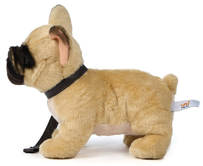 French Bulldog (beige) - With leash cuddle/plush toy