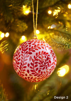 Large Hand Painted Kashmiri Bauble