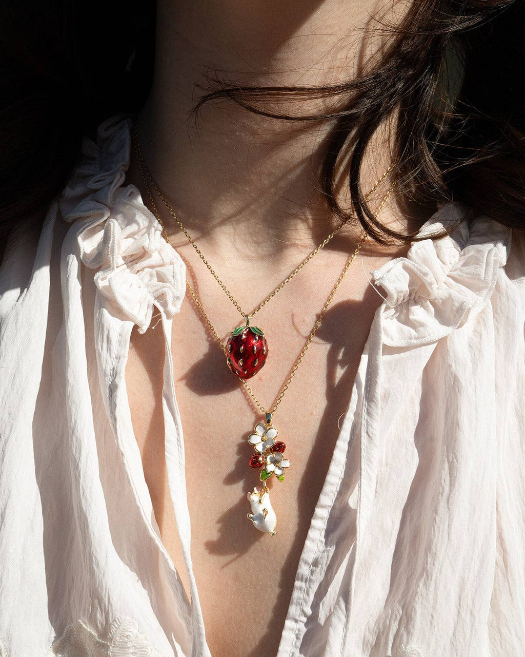 Strawberry & Mouse Locket