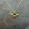 Bumblebee Pendant, Gold Plated