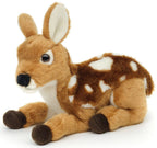 Fawn lying down - 17 cm (length) - cuddly/plush toy