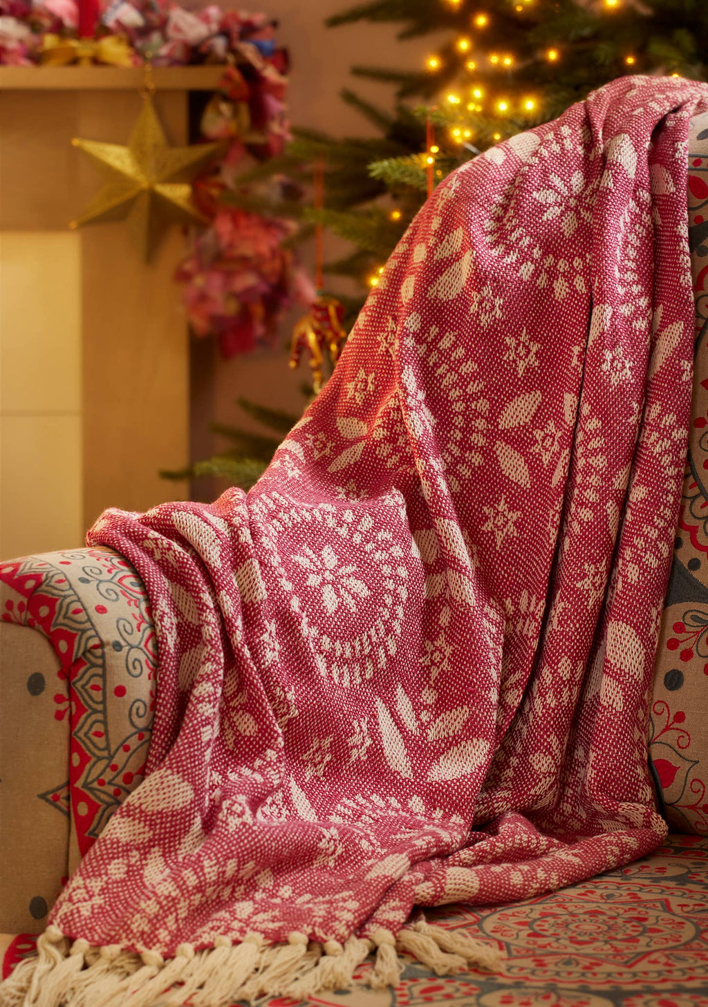 Jolly Recycled Cotton Jacquard Throw