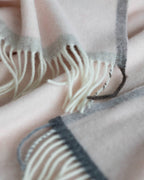 Soft Cashmere & Merino wool throw blanket MILANO Rosa Orlo