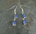 Bluebell Flower Drop Hook Earrings