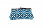 Welsh Heritage Navy & Green Double-Clasp Purse