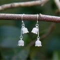 Lily of The Valley Earrings, Silver Plated