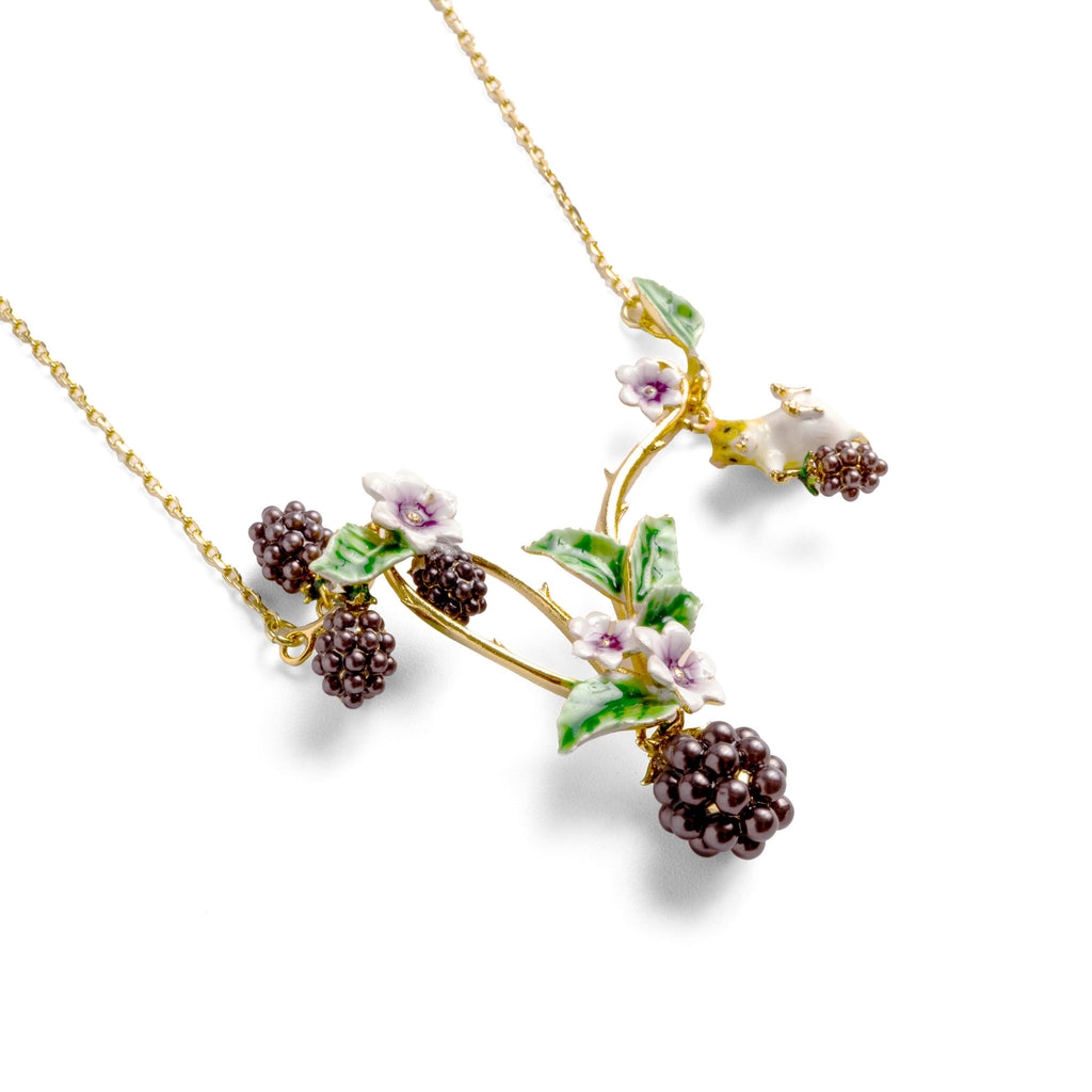 Blackberry and Mouse Necklace