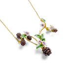 Blackberry and Mouse Necklace