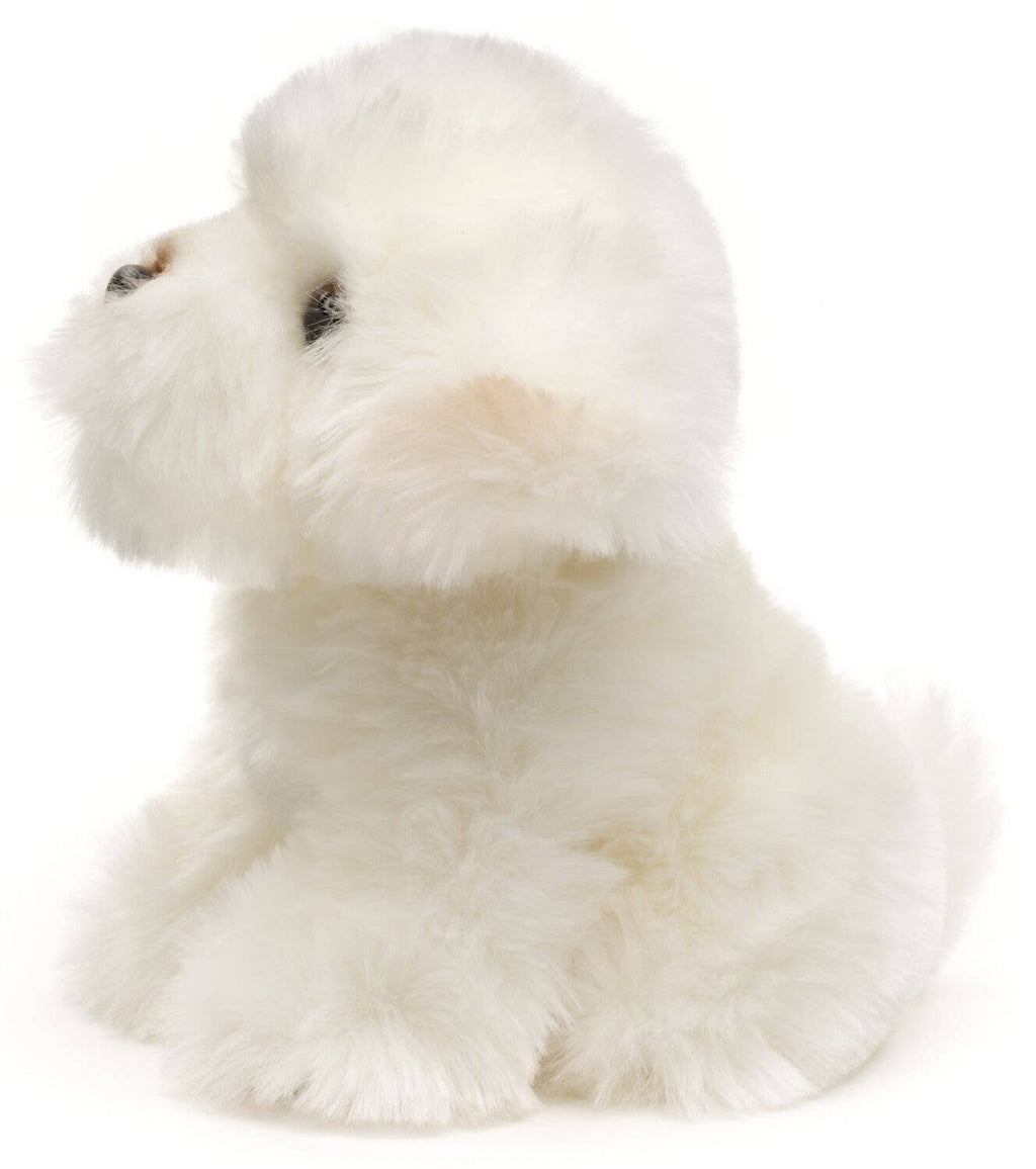 Maltese dog - 18 cm (height) - cuddly/plush toy