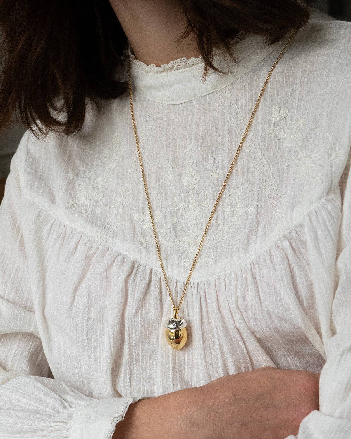 Squirrel Acorn Locket