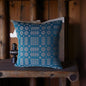 Teal Welsh Tapestry Design Cushion
