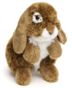 Aries rabbit, standing (brown) - cuddly/plush toy