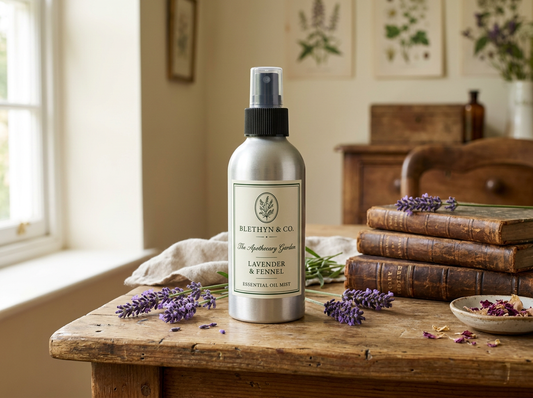 Lavender and fennel essential oil mist 100ml bottle