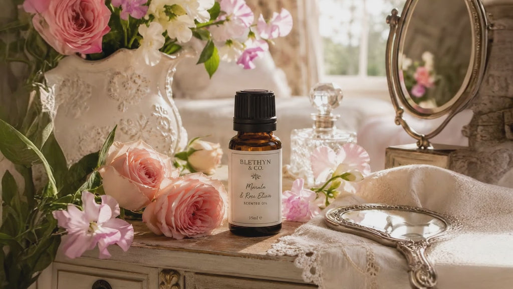 Marula & Rose Elixir Scented Oil – 15ml | Blethyn & Co