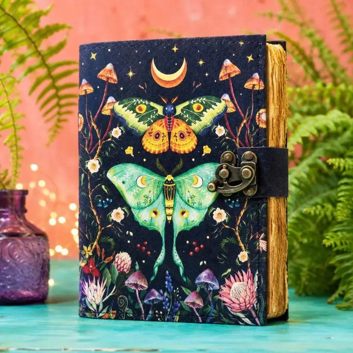 Hand Made Notebook Journal With Clasp 13 x 18cm